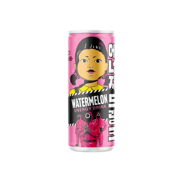 Energinis gėrimas SQUID GAME WATERMELON, 250ml.
