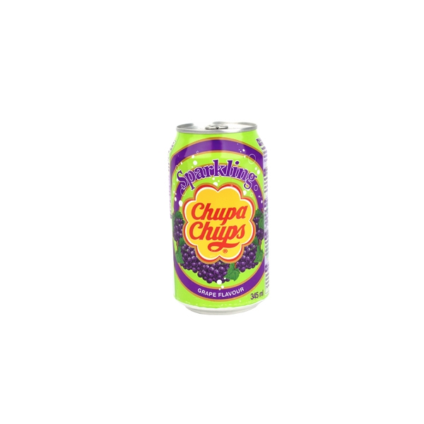 Gazuotas gėrimas CHUPA CHUPS GRAPE, 345ml. Gazuotas gėrimas CHUPA CHUPS GRAPE, 345ml.