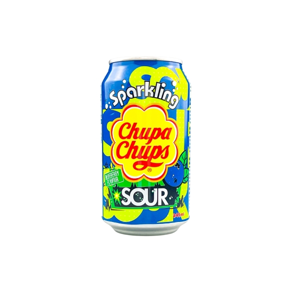 Gazuotas gėrimas CHUPA CHUPS SOUR BLUEBERRY, 345ml. Gazuotas gėrimas CHUPA CHUPS SOUR BLUEBERRY, 345ml.