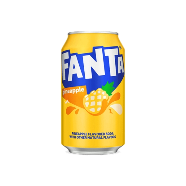 Gazuotas gėrimas FANTA PINEAPPLE, 355ml.