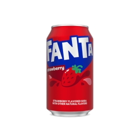 Gazuotas gėrimas FANTA STRAWBERRY, 355m...