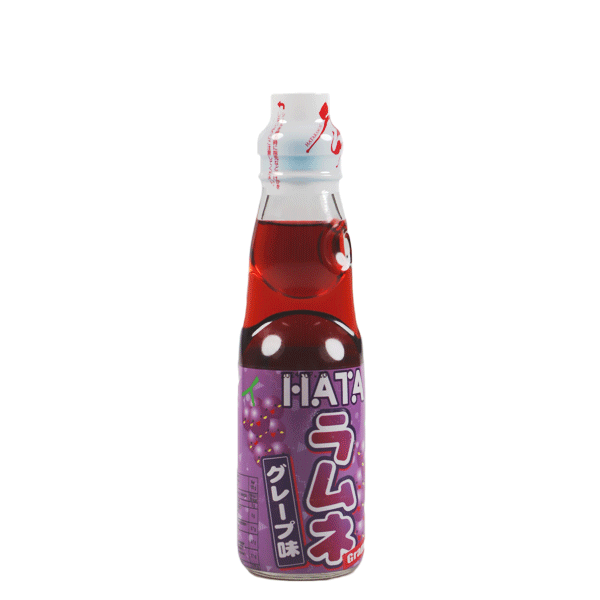 Gazuotas gėrimas RAMUNE GRAPE, 200ml.