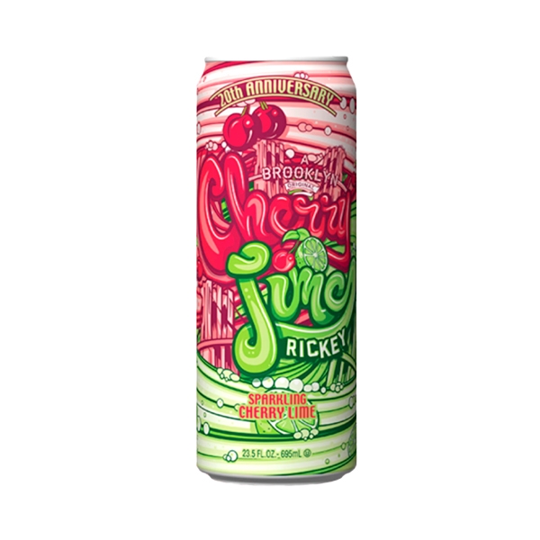 Gaivusis gėrimas ARIZONA CHERRY LIME RICKEY, 680ml.
