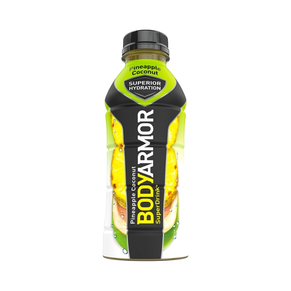 Negazuotas gėrimas BODYARMOR SUPERIOR HYDRATION PINEAPPLE COCONUT, 473ml.