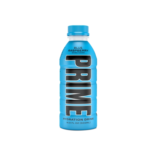 Negazuotas gėrimas PRIME BLUE RASPBERRY, 500ml.