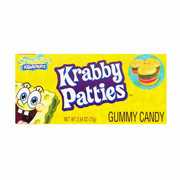Guminukai SPONGEBOB KRABBY PATTIES, 72g.