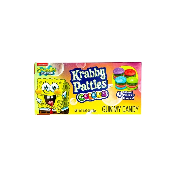 Guminukai SPONGEBOB KRABBY PATTIES COLORS, 72g.