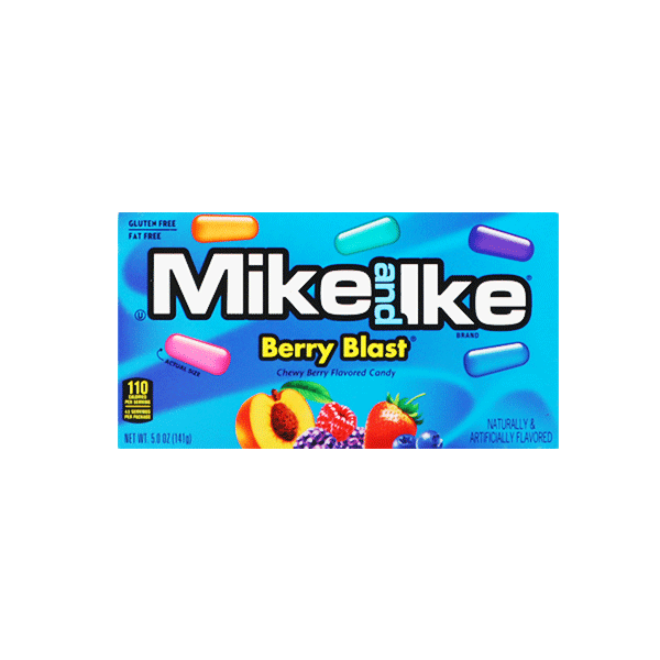 Kramtomi saldainiai MIKE AND IKE BERRY BLAST, 141g.