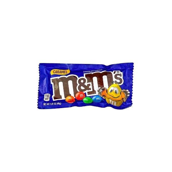 Šokoladiniai saldainiai M&M''s CARAMEL CHOCOLATE, 40g.