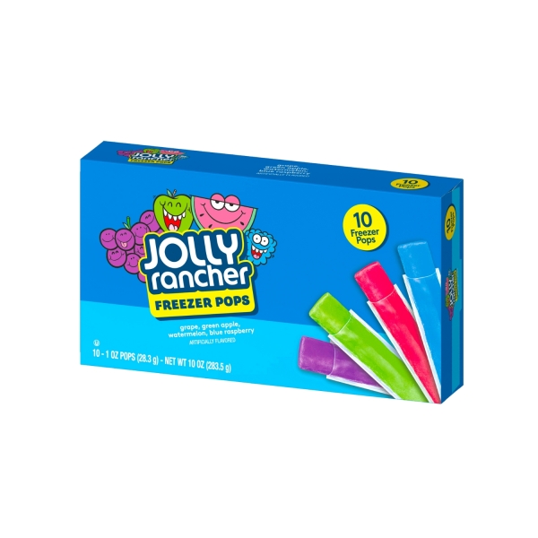 Šaldomi ledai JOLLY RANCHER FREEZER POPS, 283,5g.