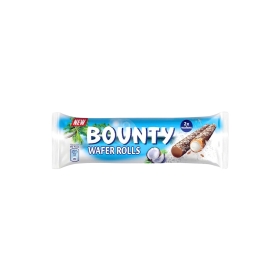 Sausainiai BOUNTY WAFER ROLLS, 22,5g....
