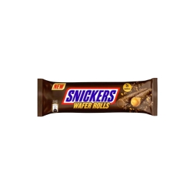 Sausainiai SNICKERS WAFER ROLLS, 24g....