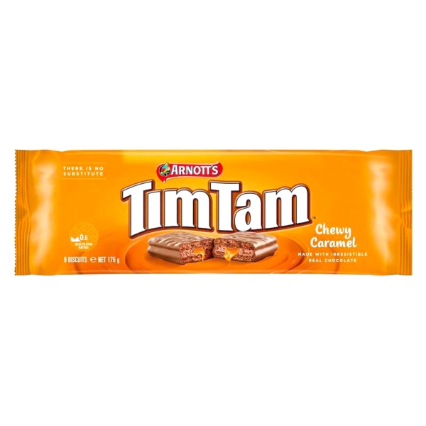 Sausainiai TIM TAM CHEWY CARAMEL, 175g.