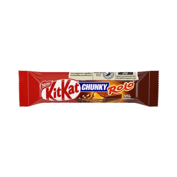 Šokoladas KITKAT CHUNKY ROLO, 42g. Šokoladas KITKAT CHUNKY ROLO, 42g.