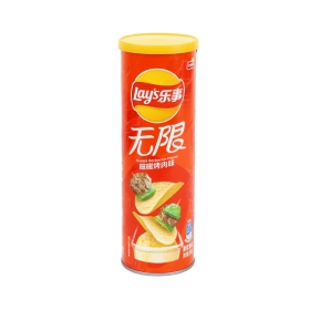 Traškučiai LAY''S STAX SIZZLED BARBECU...