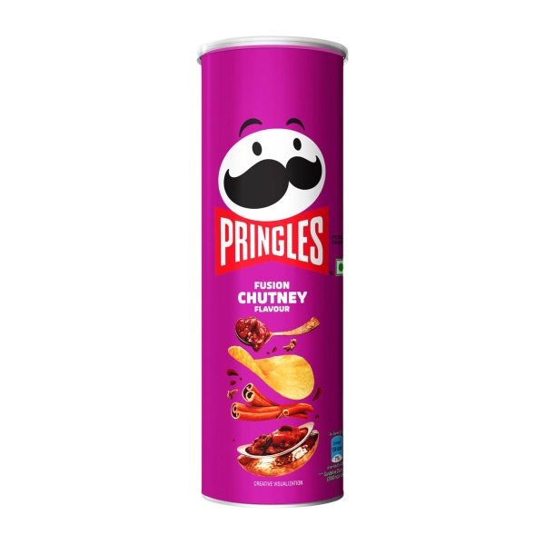 Traškučiai PRINGLES FUSION CHUTNEY, 102g.