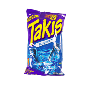 Traškučiai TAKIS BLUE HEAT, 280,7g....