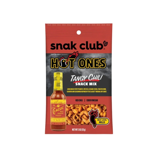 Užkandžiai SNAK CLUB HOT ONES TANGY CHILI, 57g.